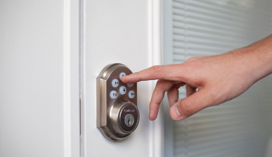 ADT smartlock on a Camden home